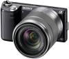 Sony -  aparat foto digital nex-5nk (negru), obiectiv 18-55mm,