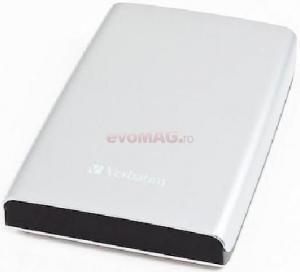 Verbatim - HDD Extern Store'n'Go, 500GB, 2.5", USB 2.0 (Argintiu)