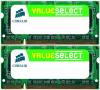 Corsair - Promotie Memorii So-DIMM Value Select DDR3, 2x1GB, 1066MHz