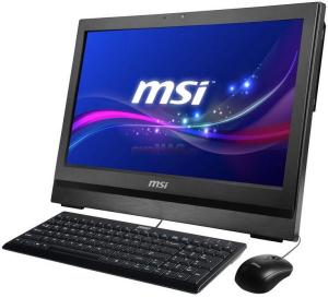 MSI - All-in-One PC MSI Wind Top AP2011-039EE (Intel Pentium G620, 20"HD+ MultiTouch, 2GB, HDD 500GB @7200rpm, USB 3.0, HDMI, Win7 Pro, Negru, Tastatura+Mouse)