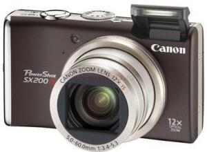 Canon - Camera Foto PowerShot SX200 IS (Neagra)