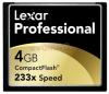 Lexar - card compact flash 233x 4gb