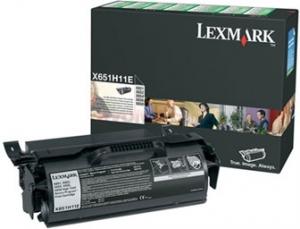 Lexmark - Cel mai mic pret! Toner X651H11E (Negru - de mare capacitate - program return)