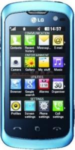 LG - Telefon Mobil KM570 Arena 2, 5MP, TFT resistive touchscreen 3.0'', 4GB (Albastru)