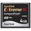 Sandisk - card extreme iv compactflash 4gb