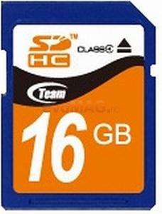 Team Group - Card SDHC 16GB (Class 4)