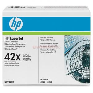 HP - Toner Q5942XD (Negru - pachet dublu)