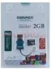 Kingmax -  card microsd 2 gb + card reader