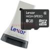 Lexar - card microsdhc 8gb (class 6) + usb
