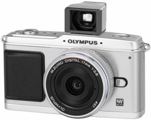Olympus - Camera Foto Pen E-P1 Argintie (Body + Obiectiv M.ZUIKO DIGITAL 17mm 1:2.8 Pancake argintiu)
