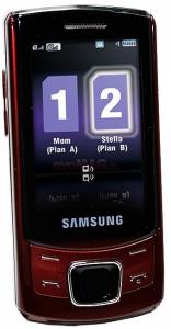 SAMSUNG - Pret bun! Telefon Mobil C6112 Dual SIM (Deep Red)