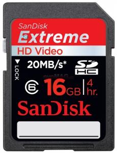 SanDisk - Promotie Card SDHC 16GB Video HD Extreme