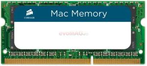 Corsair - Memorie Laptop Corsair Mac SO-DIMM DDR3, 1x8GB, 1333MHz (9-9-9-24)