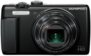 Olympus - Promotie   Aparat Foto Digital Traveller SH-21 (Negru), Filmare Full HD, Poze 3D + CADOURI