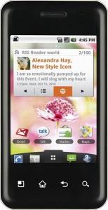 LG - Telefon Mobil E720 Optimus Chic, 600MHz, Android OS v2.2, TFT capacitive touchscreen 3.2", 5MP, 150MB (Negru)