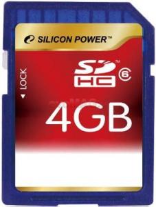 Silicon Power -  Card SDHC 4GB (Class 6)