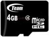 Team Group - Cel mai mic pret!  Card de memorie microSDHC 4GB Class 4