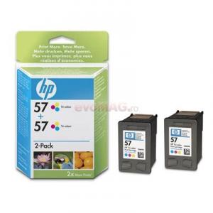 HP - Cartus cerneala HP  57 (Color - Pachet dublu)