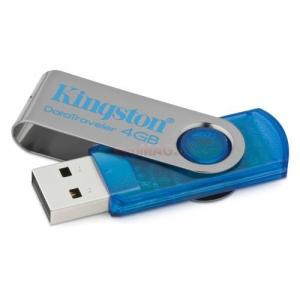 Kingston - Memorie flash DT101C/4GB (Albastru)