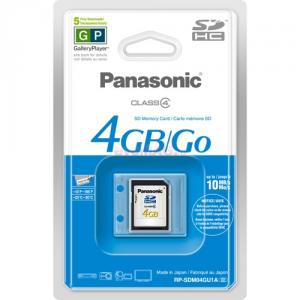 Panasonic - Card SDHC 4GB (Class 4)