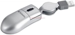 Verbatim - Mouse Optic Mini Travel (Argintiu)
