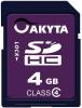 Akyta - Card de memorie SDHC 4GB Class 4