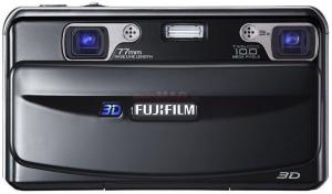 Fujifilm - Camera foto Fuji FinePix W1 (Negru) 3D
