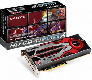 GIGABYTE - Placa Video Radeon HD 5870 Eyefinity6