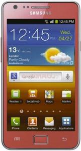 Samsung - Telefon Mobil Samsung i9100 Galaxy S II, 1.2 GHz Dual-Core, Android 2.3.4, Super AMOLED Plus capacitive touchscreen 4.3", 8MP, 16GB (Roz)