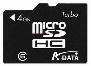 A-DATA - Lichidare! Card microSDHC 4GB (Clasa 6)