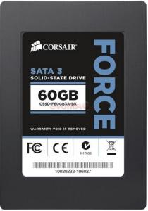Corsair - Promotie SSD Force Series 3, SATA III 600, 60GB, bracket 2.5