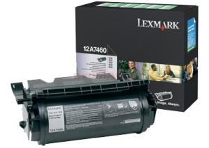 Lexmark - Toner 12A7460 (Negru - program return)