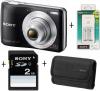 Sony - Promotie Aparat Foto Digital DSC-S5000 (Negru) + Card SD 2GB + Geanta LCS-BDG + Incarcator cu 2 acumulatori AA