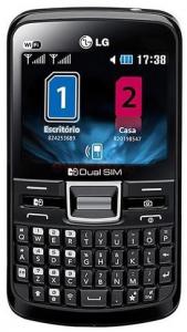 LG - Telefon Mobil LG Smart C199 Dual Sim (Negru)