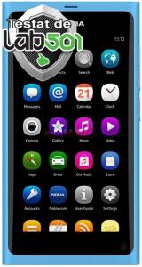 NOKIA - Telefon Mobil NOKIA N9, 1 GHz, MeeGo 1.2, AMOLED capacitive touchscreen 3.9", 8MP, 16GB (Albastru)