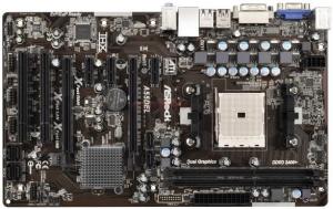 ASRock - Placa de baza A55DEL, AMD A55, FM1, DDR III, PCI-E 16x