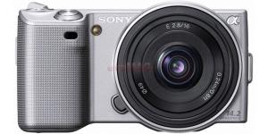 Sony - Camera Foto Digitala NEX-5K (Argintie) + Obiectiv 18-55mm