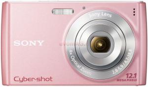 Sony - Camera Foto Digitala W510 (Roz) + Husa + Card SD 2GB