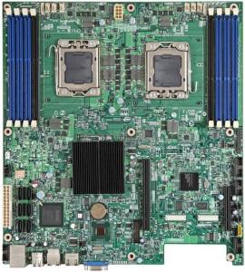 Intel - Placa de baza server S5500WB, 2 x LGA 1366, DDR III (Max 128GB, 1333 MHz)