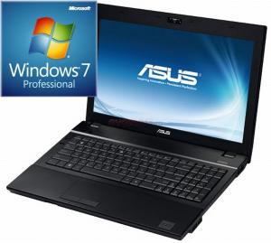 ASUS -  Laptop B53F-SO044X (Intel Core i3-350M, 15.6", 3GB, 320GB, Intel HD Graphics, HDMI, Win7 Pro, Negru)