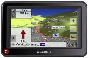 Becker - Promotie  Sistem de Navigatie BeckerR43, 400 MHz, TFT Touchscreen 4.3", Harta Romaniei + alte 42 de tari + CADOU