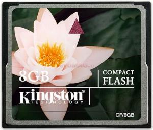 Kingston - Card Kingston Compact Flash 8GB