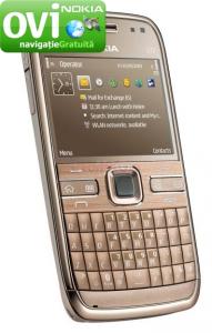 NOKIA - Telefon Mobil E72 (Topaz/Brown) (Harta GPS pentru totdeauna)