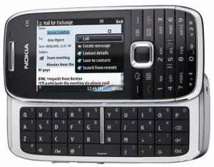 NOKIA - Telefon Mobil E75 (Silver Black)