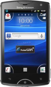 Sony Ericsson -  Telefon Mobil ST15I Xperia Mini, 1 GHz, Android 2.3, LCD capacitive touchscreen 3.0", 5MP, 512MB (Negru)