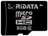 Ridata - card microsdhc 8gb (class 6) + 1