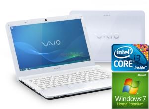 Sony VAIO - Promotie Laptop VPCEA1S1E/W (Alb) (Core i3) + CADOURI