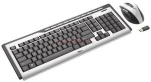Trust - Kit Tastatura si Mouse Optic Media Slimline Wireless