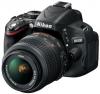 Nikon -    d-slr d5100 (negru) cu obiectiv 18-55vr +