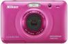 Nikon - aparat foto compact coolpix s30 (roz) + cadou